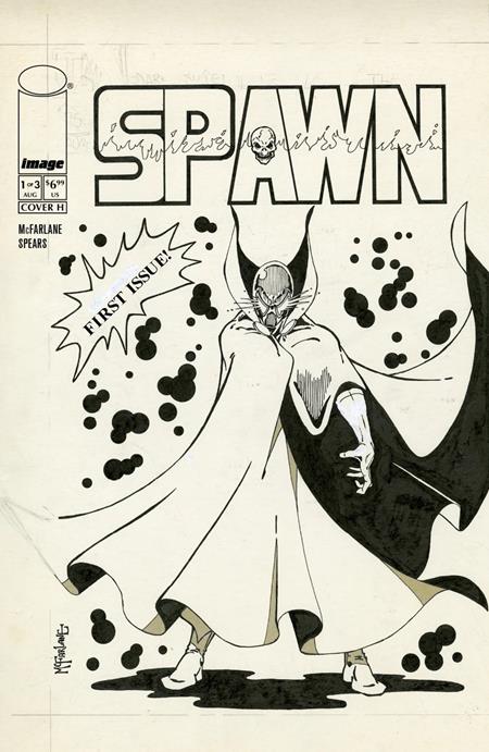 SPAWN 77 #1 (OF 3) CVR H INC 1:100 RATIO TODD MCFARLANE ORIGINAL 1977 VAR