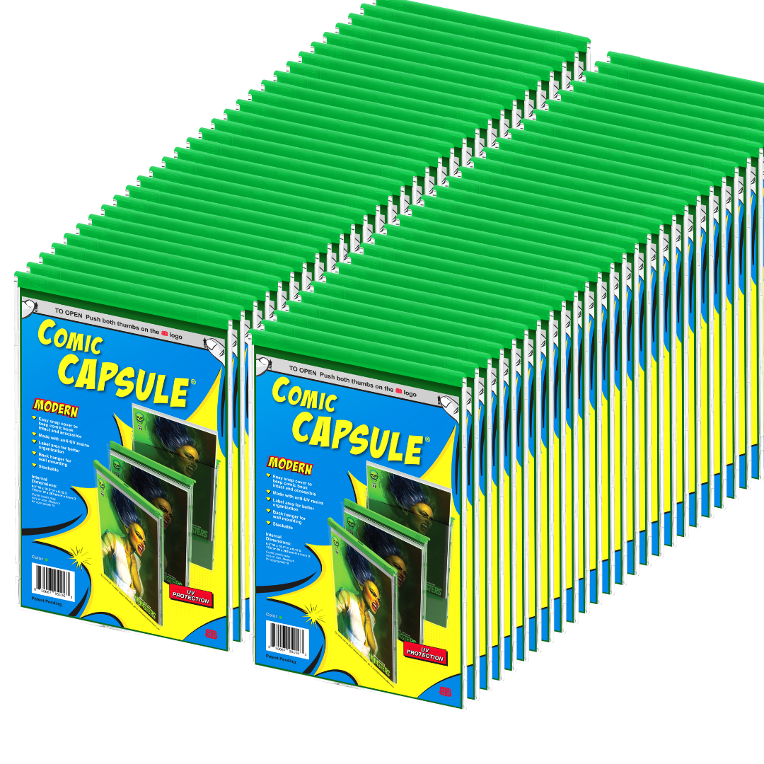 Green Modern Size ComicCapsule