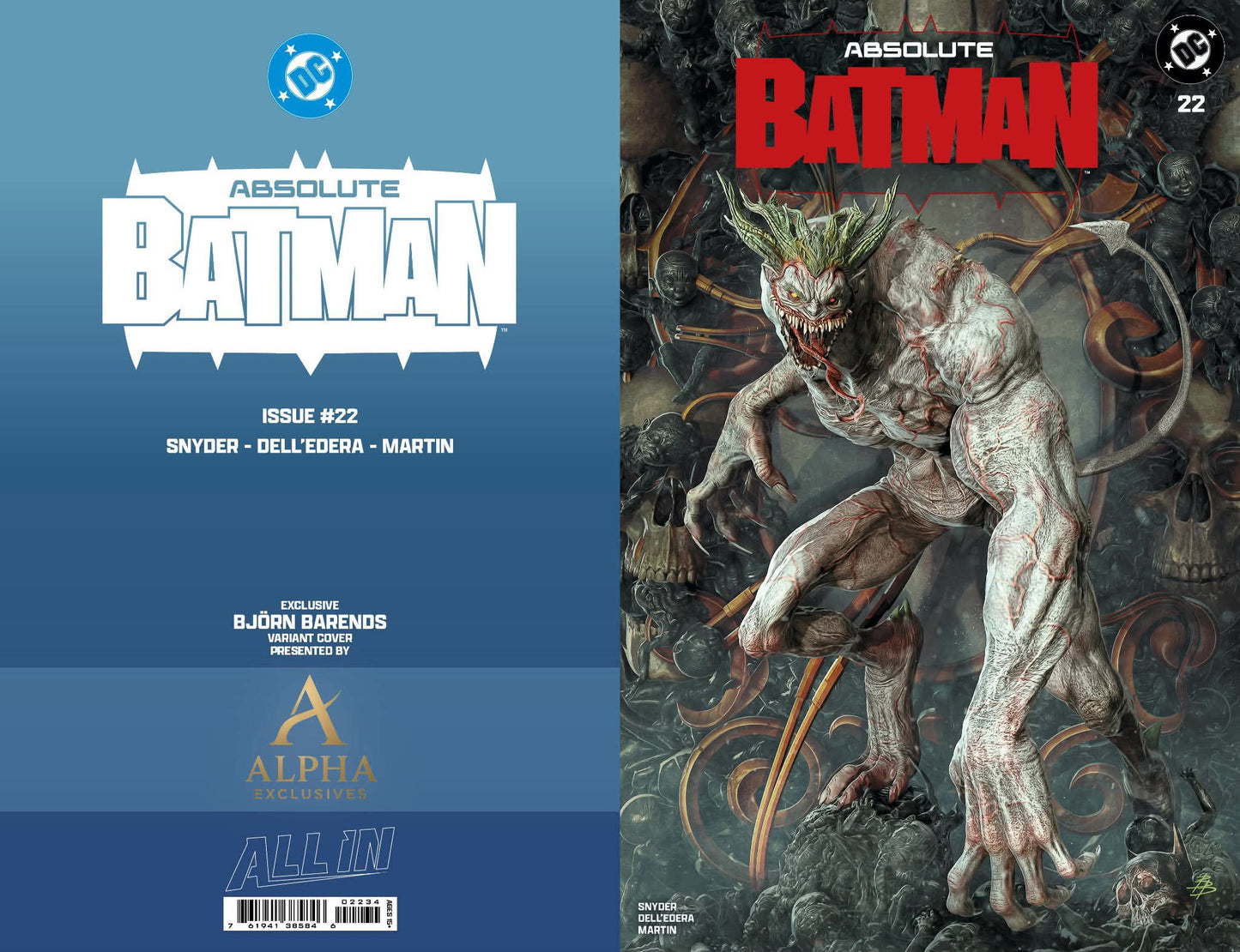ABSOLUTE BATMAN #22 BJORN BARENDS EXCLUSIVE VAR