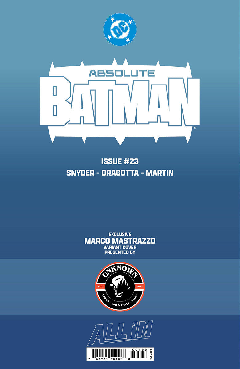 ABSOLUTE BATMAN #23 MARCO MASTRAZZO EXCLUSIVE VAR