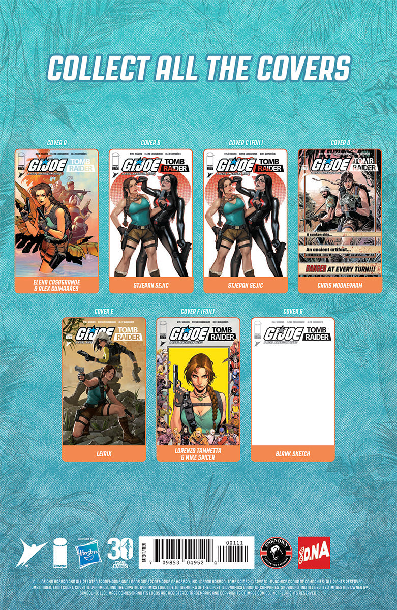 GI JOE A REAL AMERICAN HERO TOMB RAIDER #1 DAVID NAKAYAMA EXCLUSIVE PRESALE 9/12/26