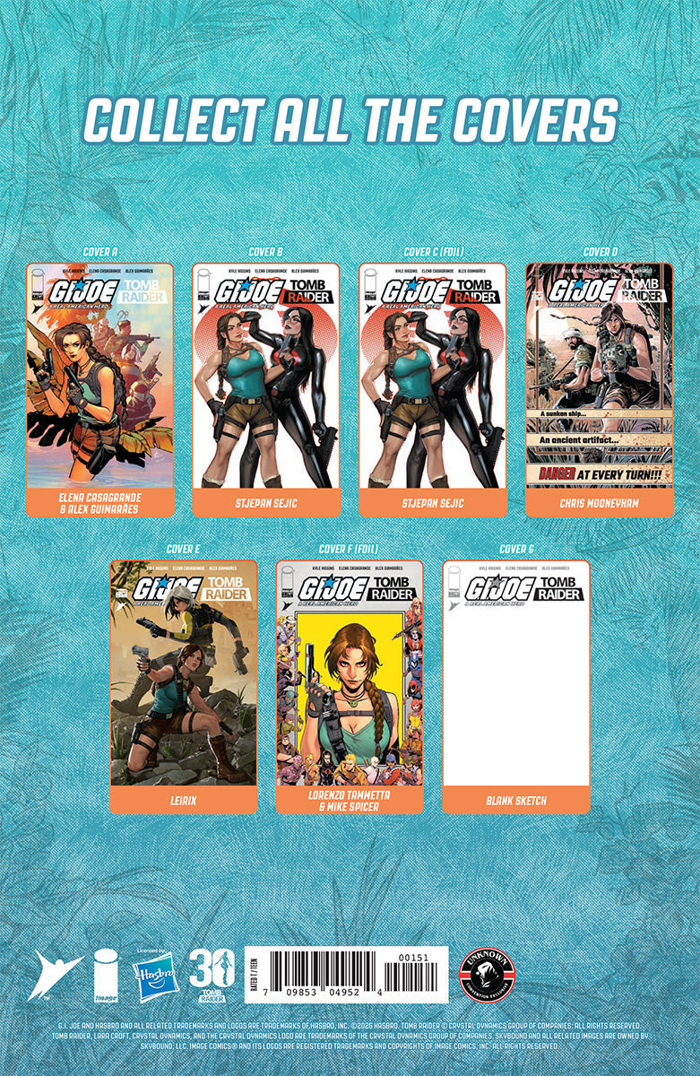 GI JOE A REAL AMERICAN HERO TOMB RAIDER #1 STEPHEN SEGOVIA EXCLUSIVE VIRGIN PRESALE 9/12/26