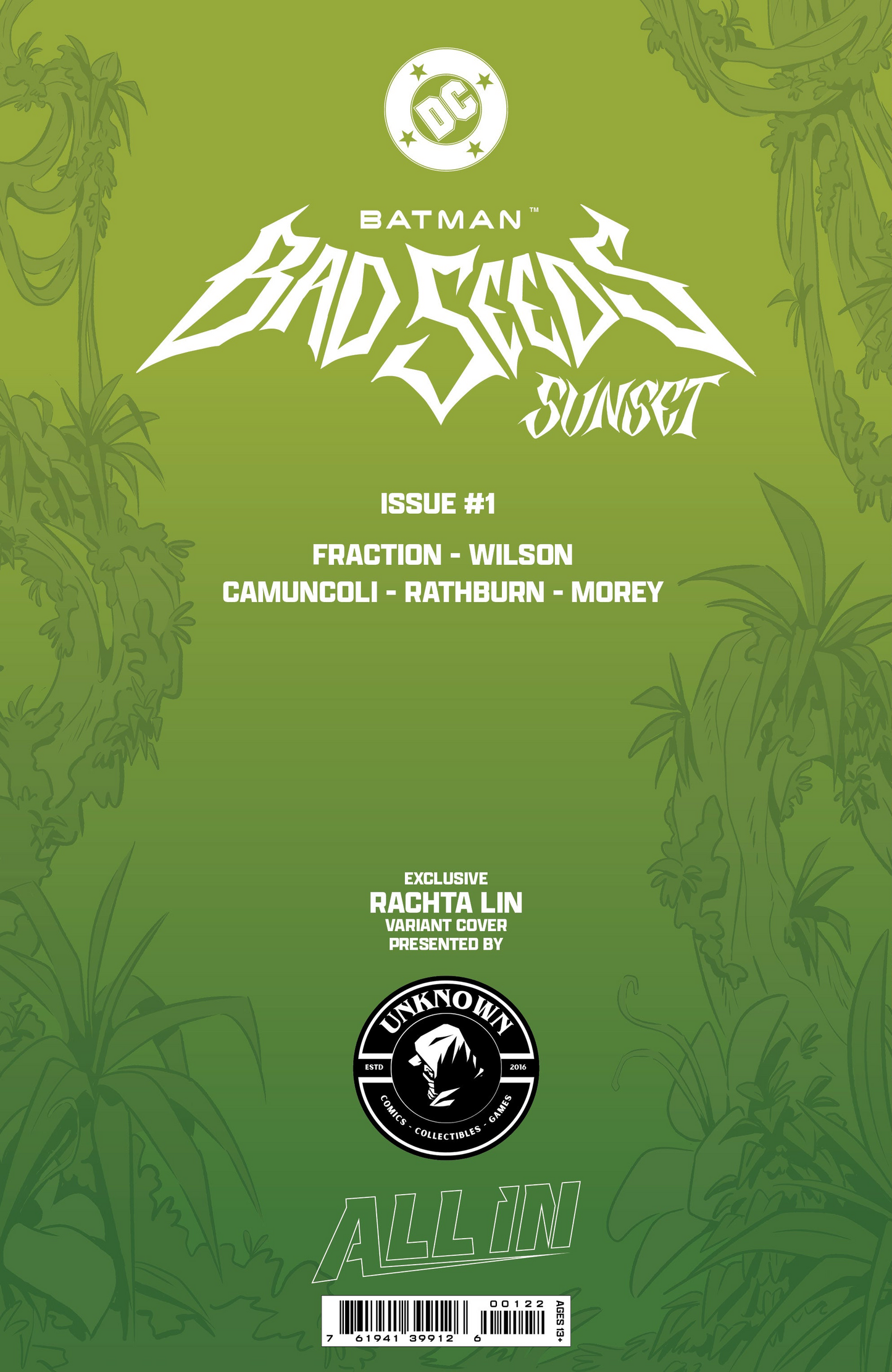 BATMAN BAD SEEDS SUNSET #1 RACHTA LIN EXCLUSIVE VAR PRESALE 8/26/26
