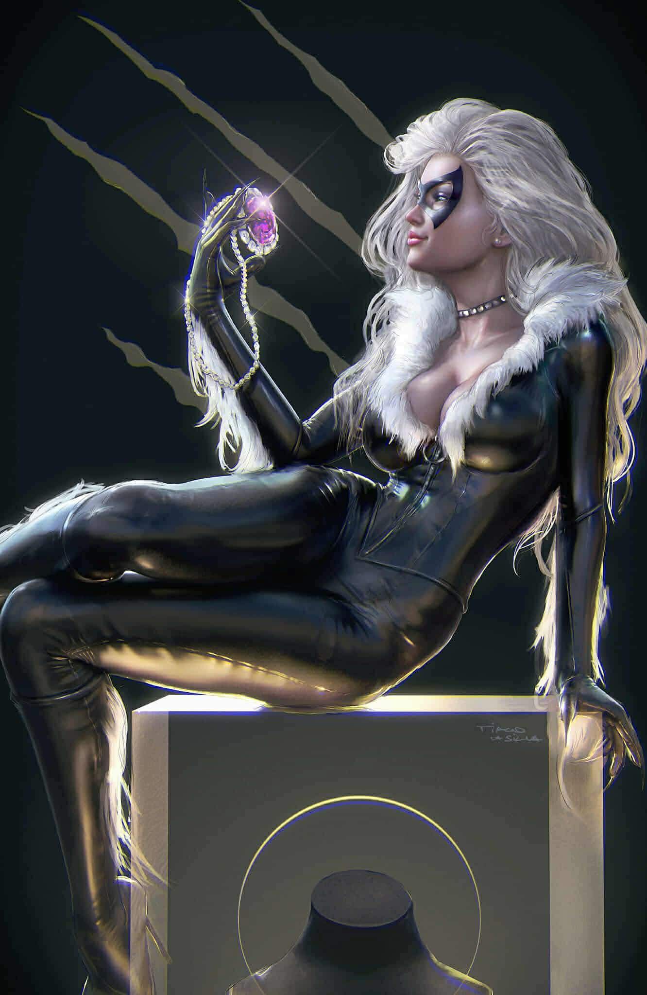 BLACK CAT #1 TIAGO DE SILVA VIRGIN & TRADE EXCLUSIVE SET - PREORDER 8/20/25