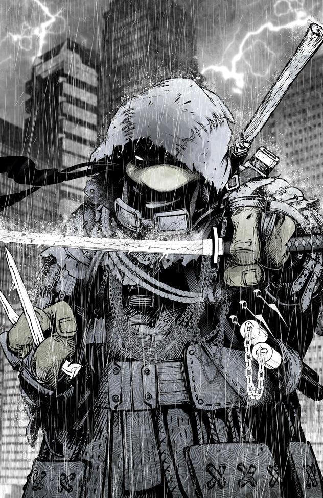TMNT THE LAST RONIN TRAINING DAY #1 STAN YAK CVR B VIRGIN B&W VARIANT NYCC 2026 EXCLUSIVE