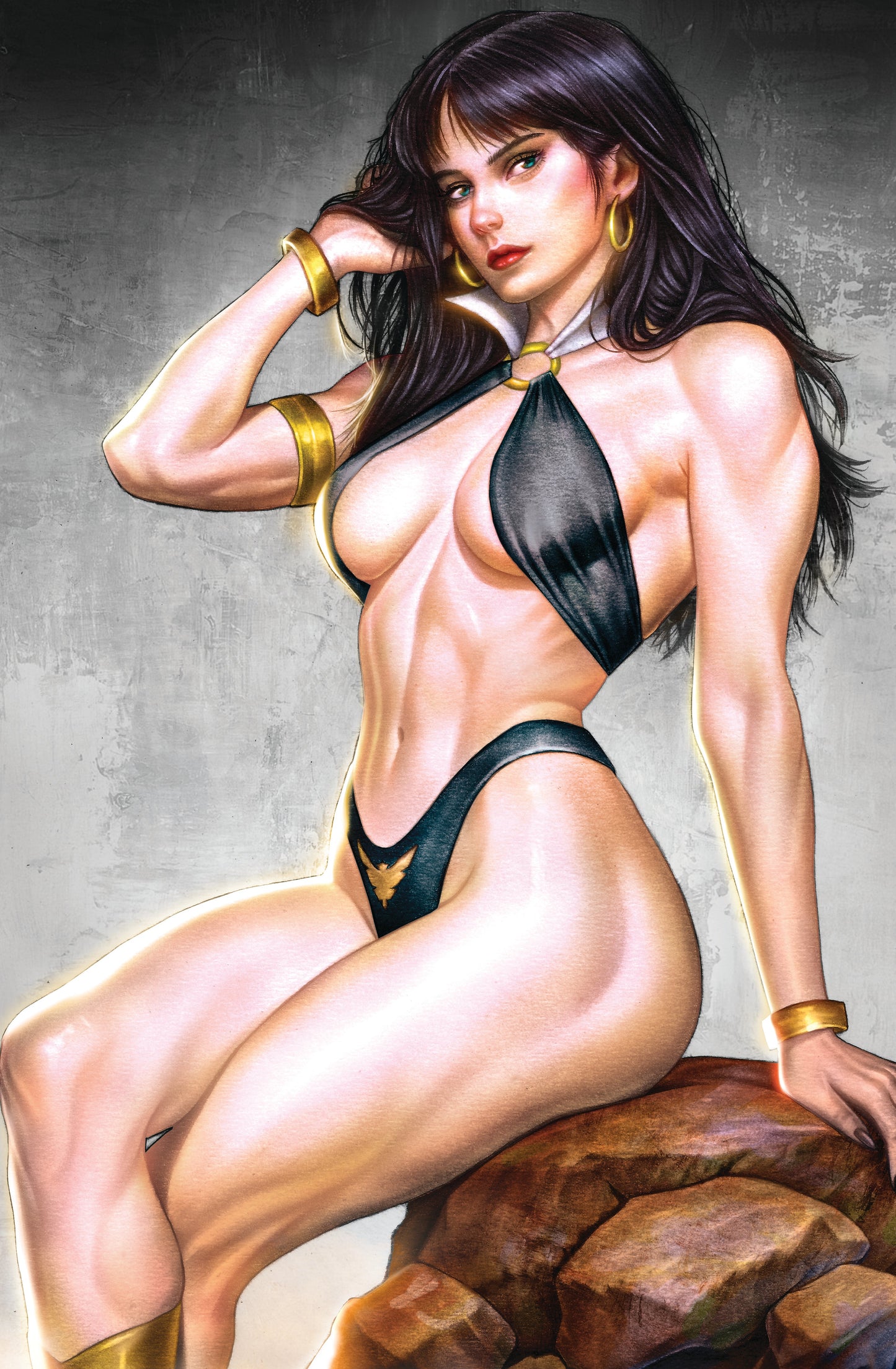 VAMPIRELLA ARMAGEDDON #12 ALAN BORGES CVR C VIRGIN VARIANT SDCC EXCLUSIVE