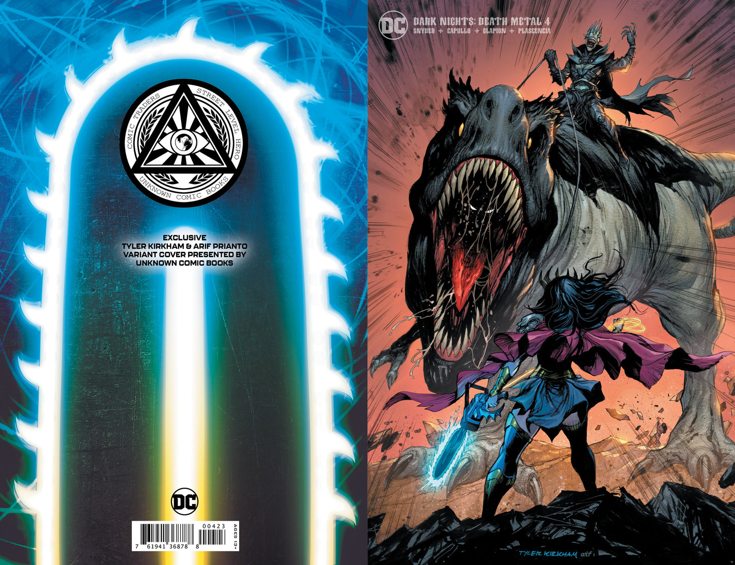 Dark Nights Death Metal #4 (Of 7) Unknown Comics Tyler Kirkham Exclusive Minimal Var (10/14/2020)