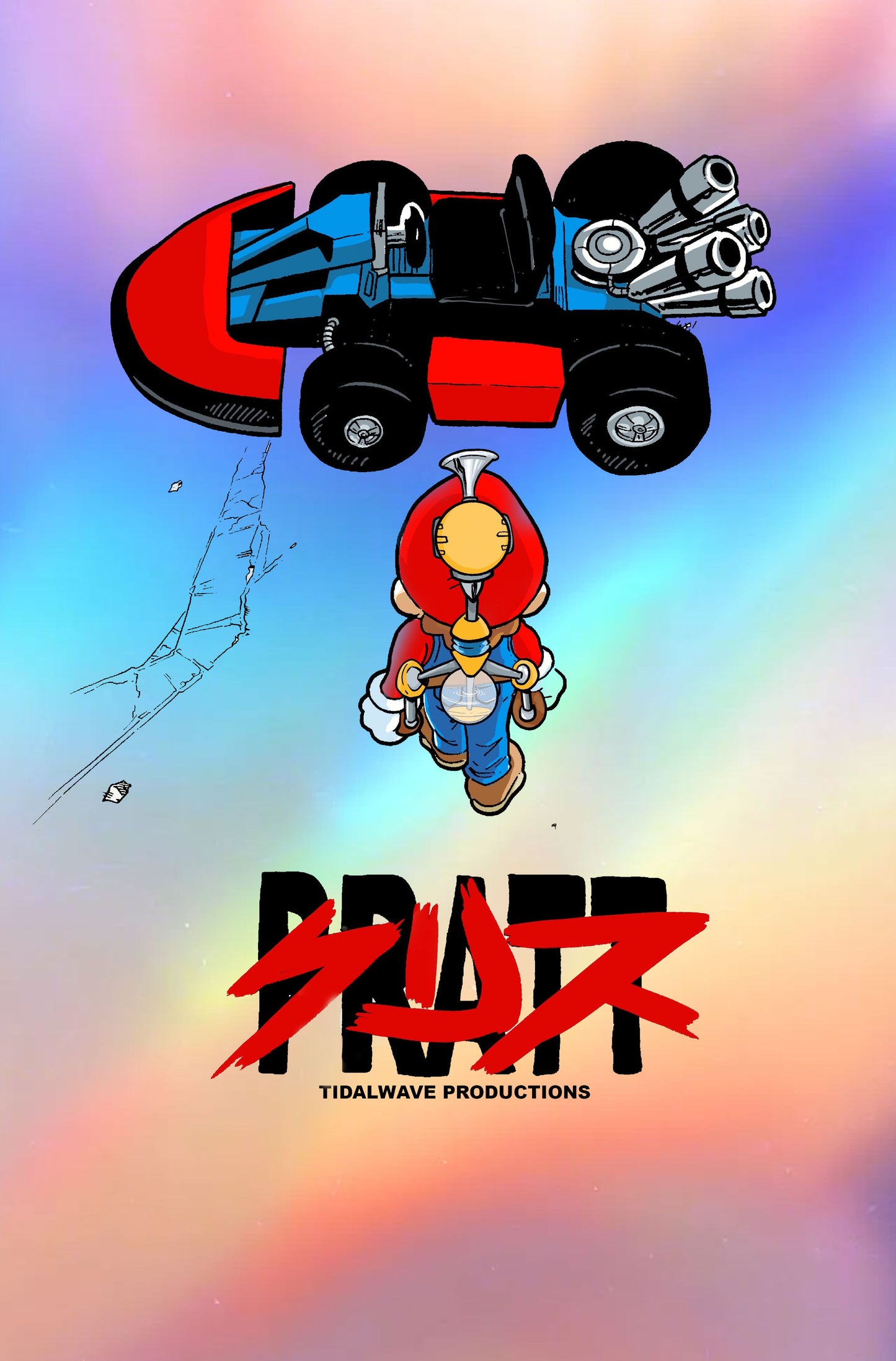 FAME: CHRIS PRATT MARIO SUNSHINE AKIRA HOMAGE HOLOFOIL PLANET CON EXCLUSIVE LMTD TO 25