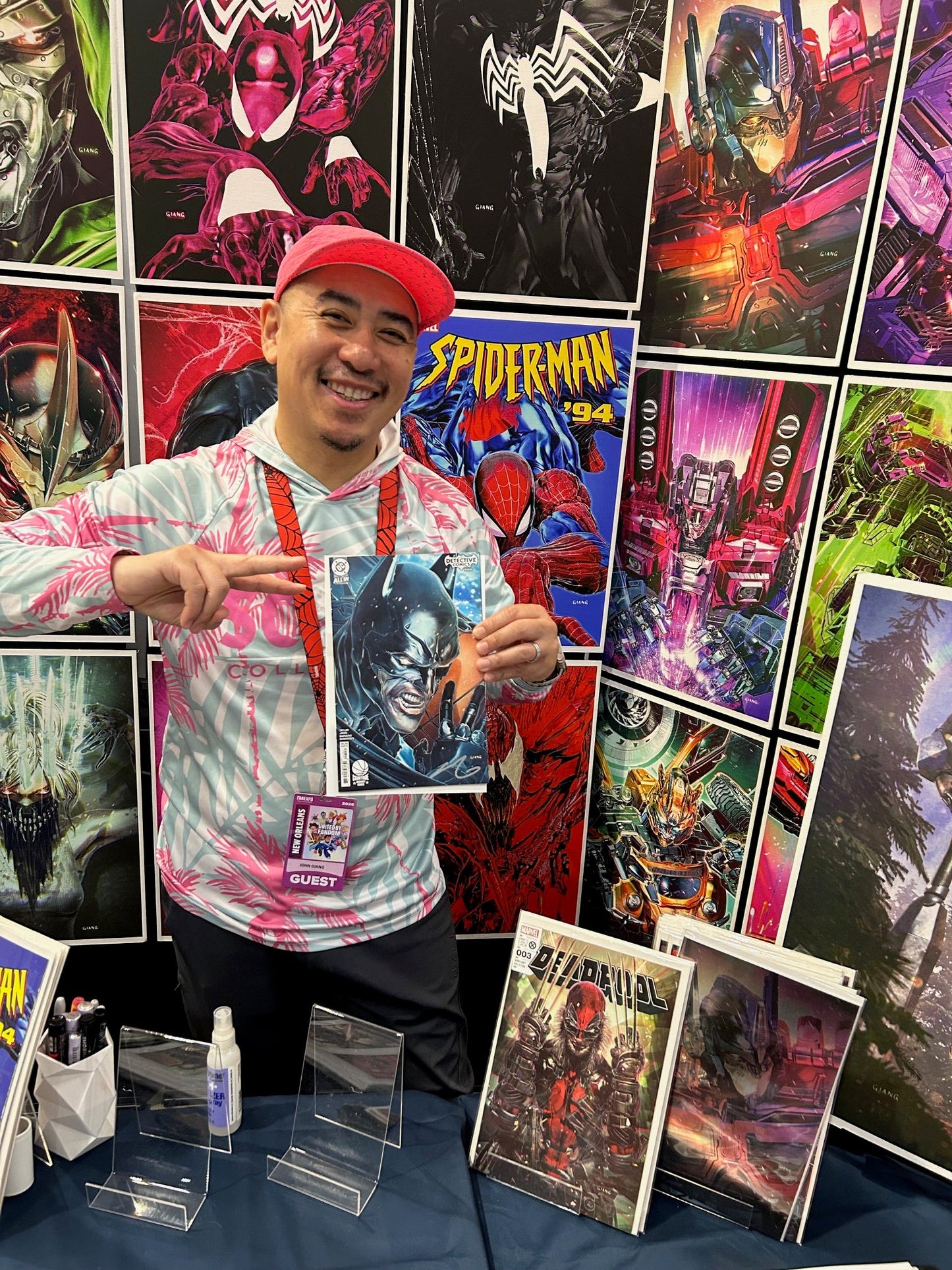 ✏️ PUNISHER RED BAND #1 FAN EXPO EXCLUSIVE SIGNED JOHN GIANG NEW ORLEANS COA