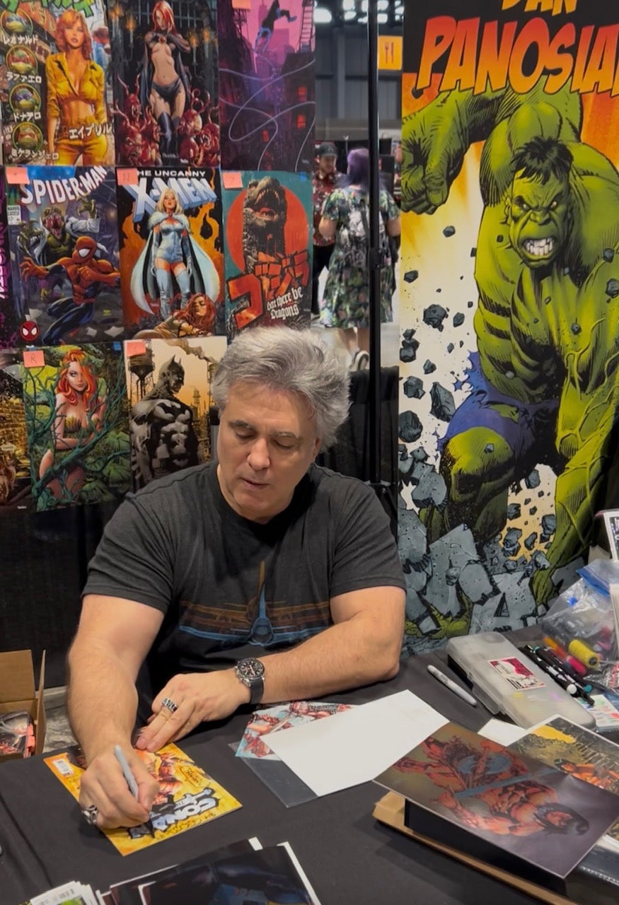 ✏️ DEATHSTROKE THE TERMINATOR #1 CVR E FOIL SIGNED BY DAN PANOSIAN AT C2E2