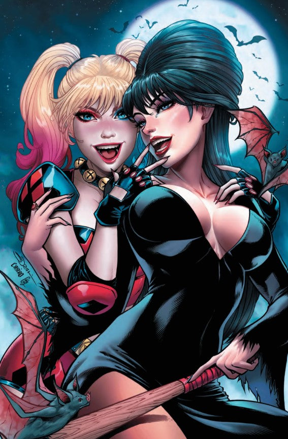 HARLEY QUINN X ELVIRA #1 SORAH SUHNG - Virgin NYCC Exclusive - LTD 1000