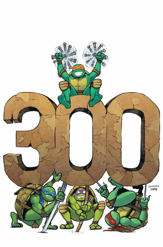 Teenage Mutant Ninja Turtles #20 TMNT 300th Garrett Gunn VIRGIN EXCLUSIVE LTD 500
