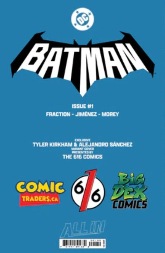 BATMAN #1 TYLER KIRKHAM EXCLUSIVE