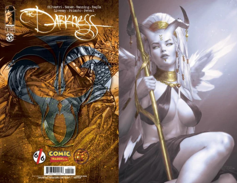 π THE DARKNESS #1 TIAGO DA SILVA COLOR HOLD VIRGIN EXCLUSIVE VARIANT B - LTD 500
