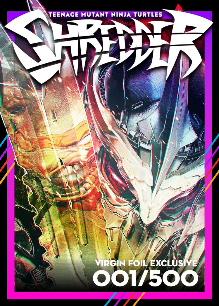 TMNT SHREDDER #1 JOHN GIANG VIRGIN FOIL EXCLUSIVE LTD 500 W NUMBERED TRADING CARD COA - PREORDER 8/27/25