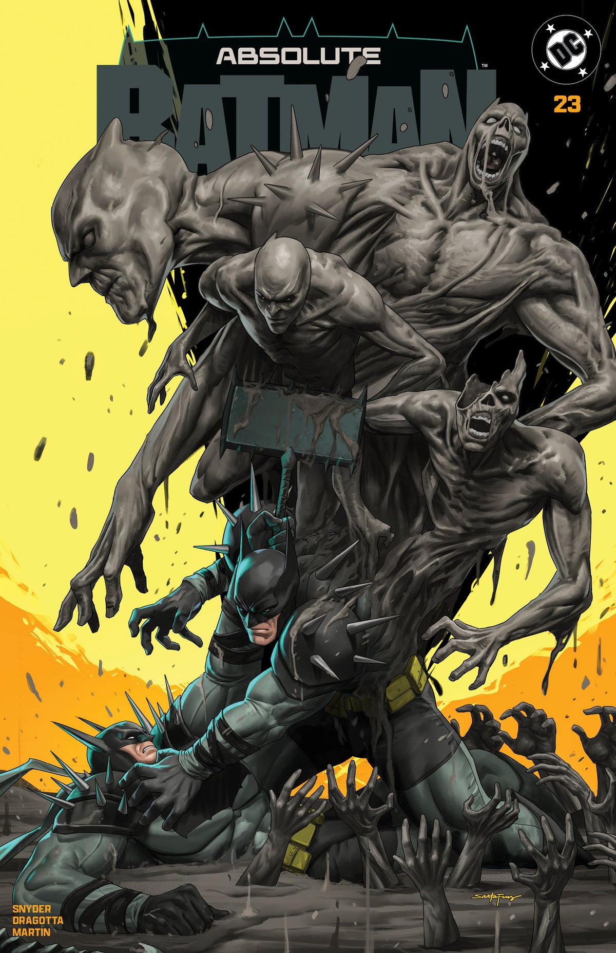 ABSOLUTE BATMAN #23 SANTA FUNG TRADE VARIANT EXCLUSIVE LTD 3000