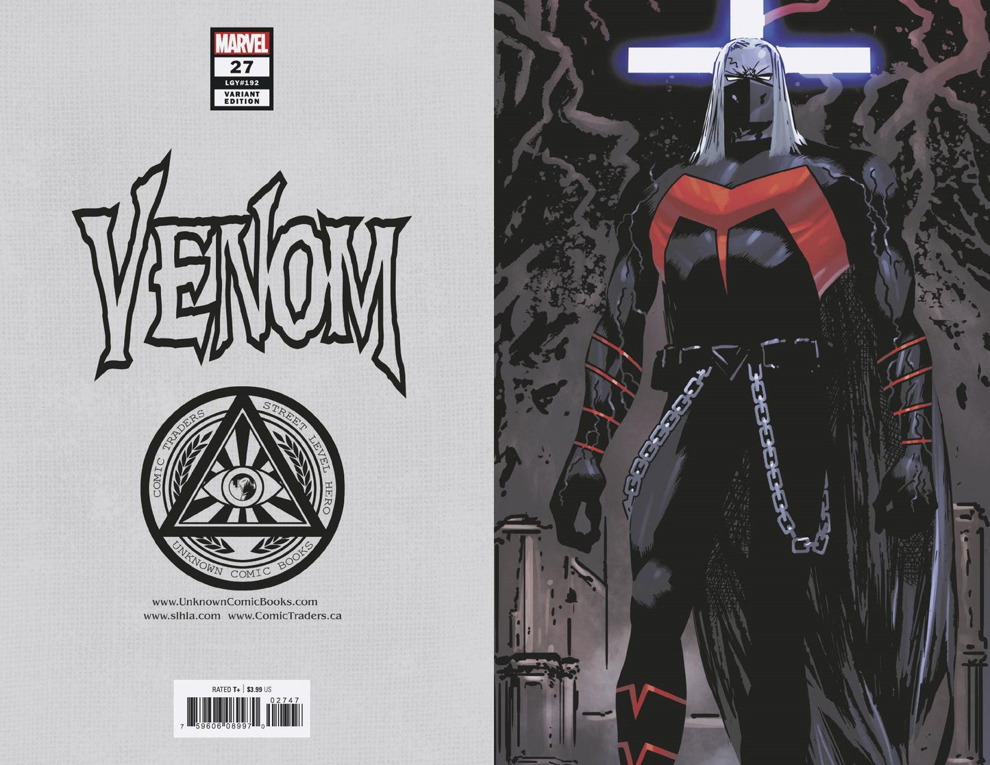 VENOM #27 UNKNOWN COMICS EXCLUSIVE 3RD PTG VIRGIN VAR (10/07/2020)