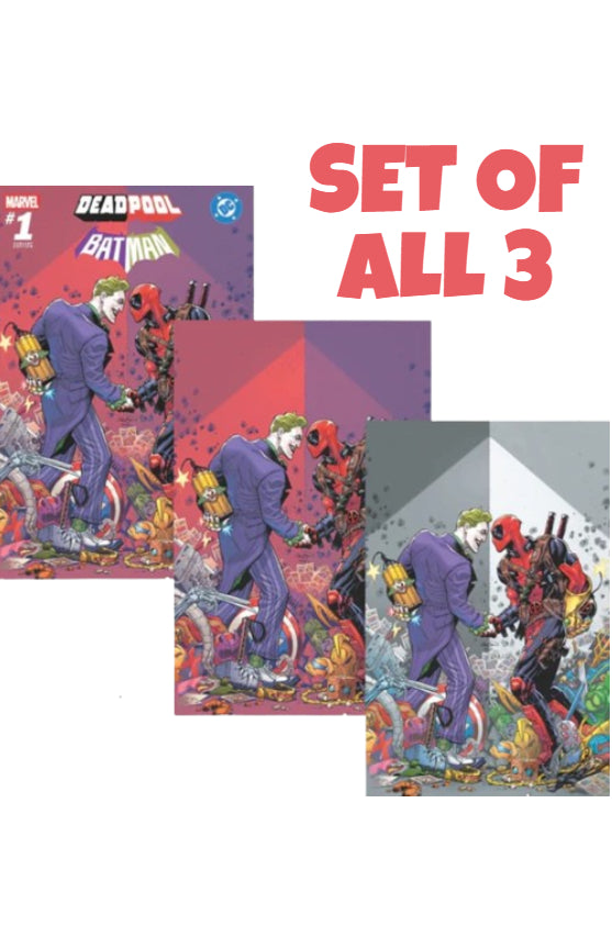 🌮 MARVEL DC DEADPOOL BATMAN #1 PATRICK GLEASON EXCLUSIVE