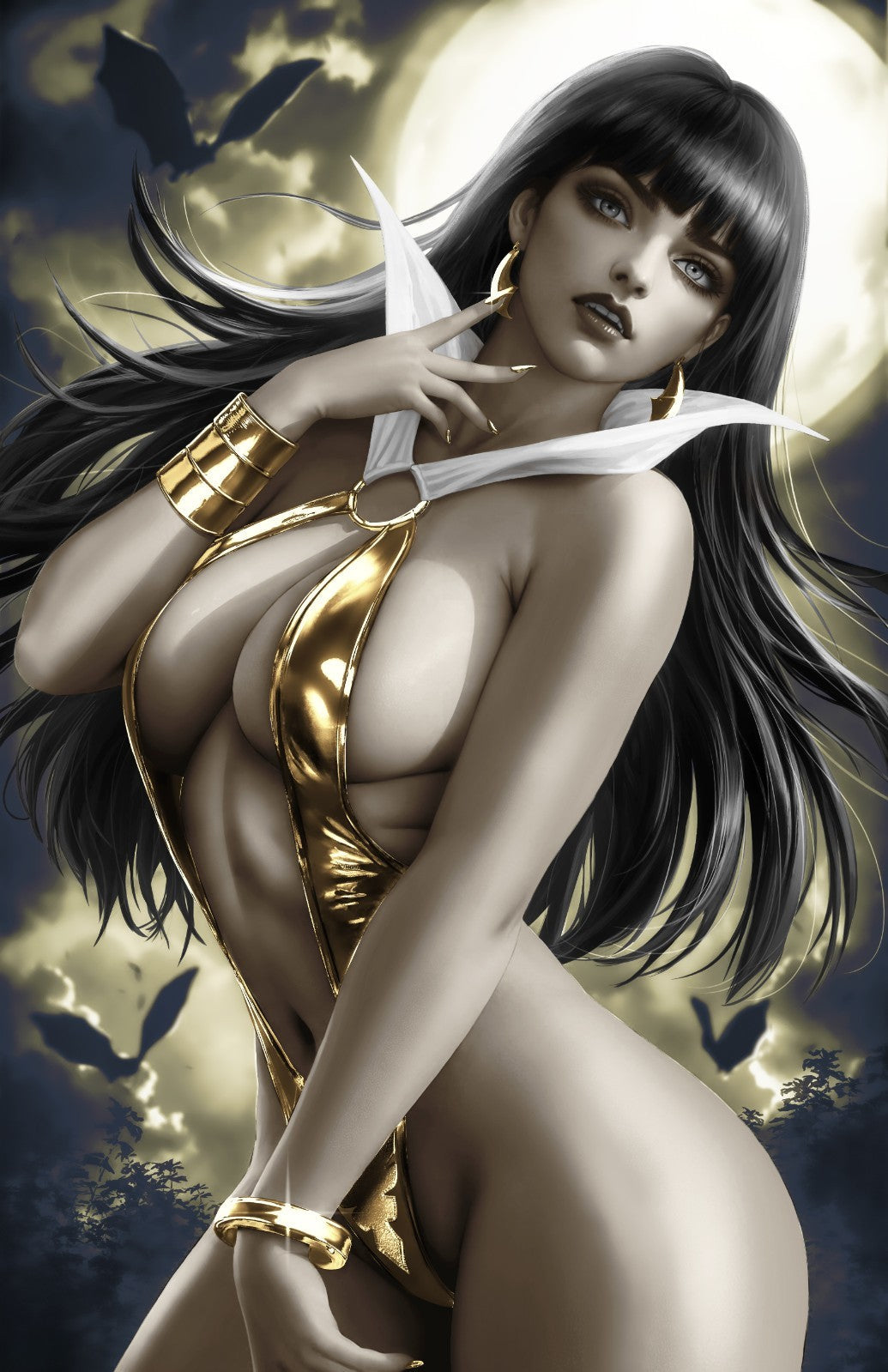 VAMPIRELLA ARMAGEDDON #5 - DANEJO COVER B VIRGIN VARIANT KNIGHT OF COMICS NM+