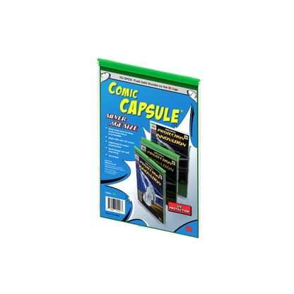 Green SILVER Age Size ComicCapsule