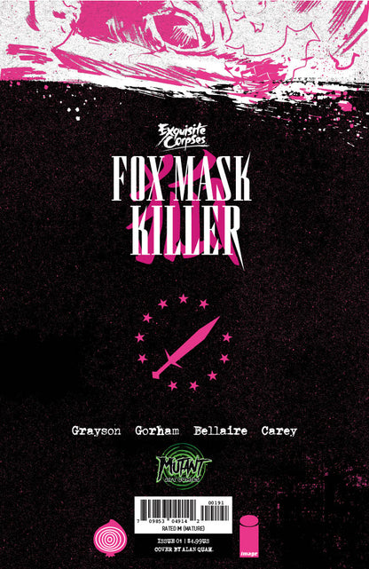EXQUISITE CORPSES FOX MASK KILLER #1 ALAN QUAH VIRGIN EXCLUSIVE - PRESALE 9/16/26
