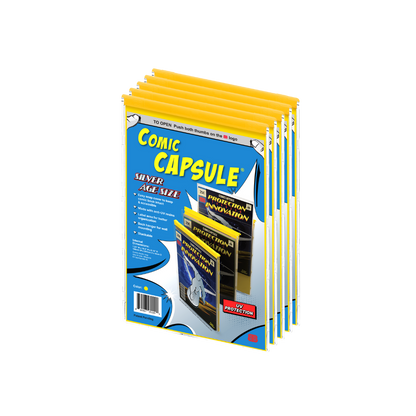 Yellow SILVER Age Size ComicCapsule