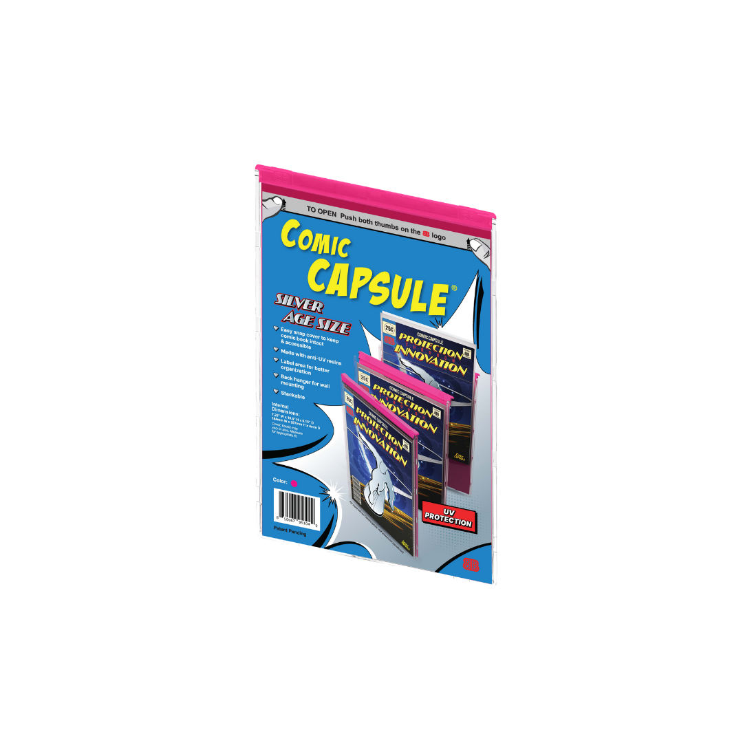 Pink SILVER Age Size ComicCapsule