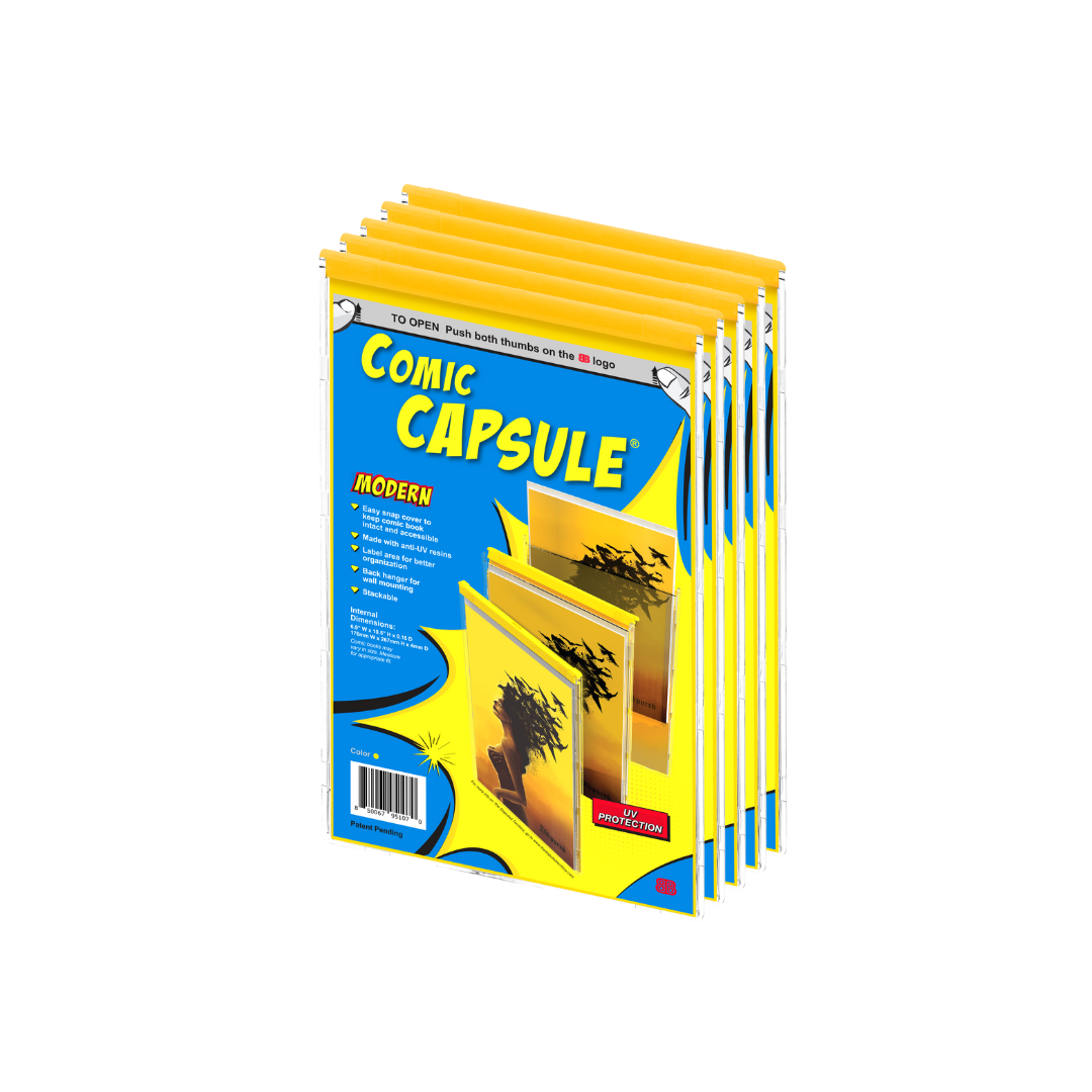 Yellow Modern Size ComicCapsule