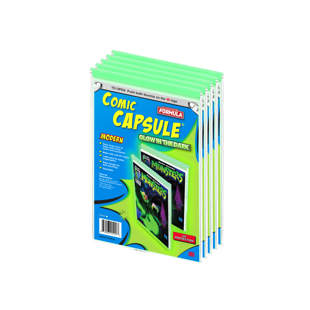 Glow in the Dark Modern Size ComicCapsule