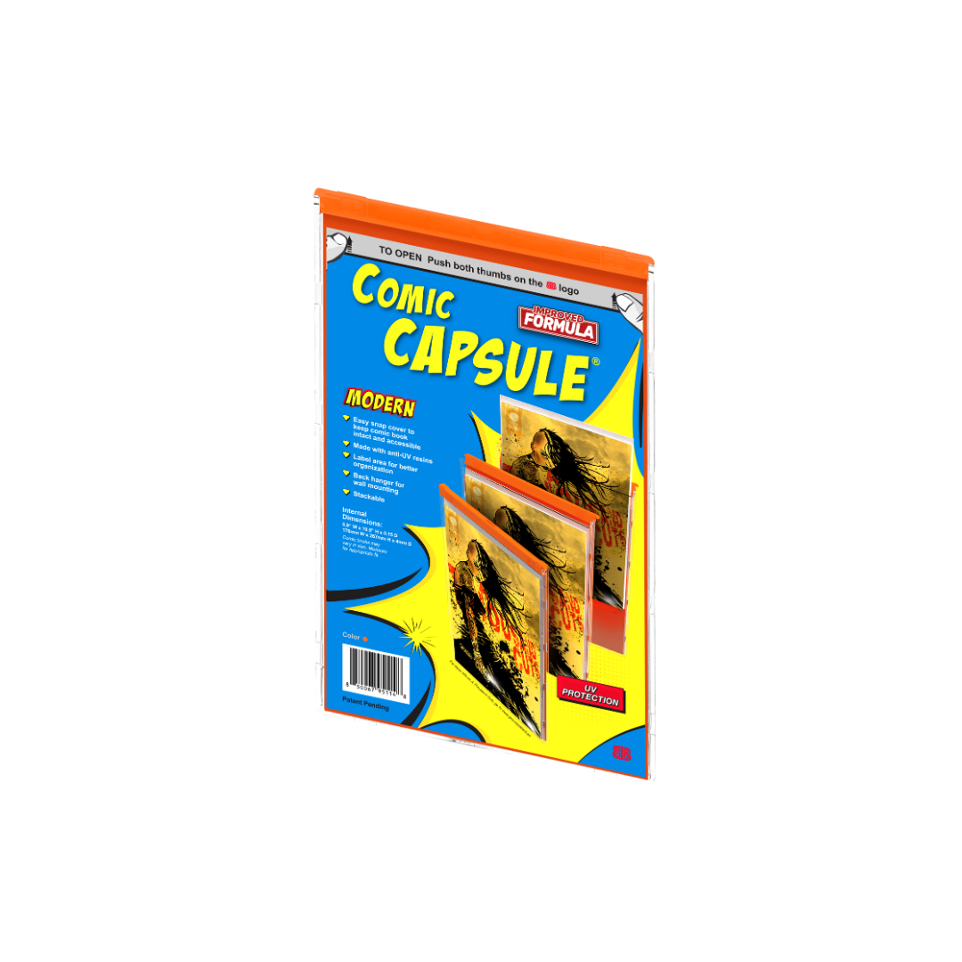 Orange Modern Size ComicCapsule