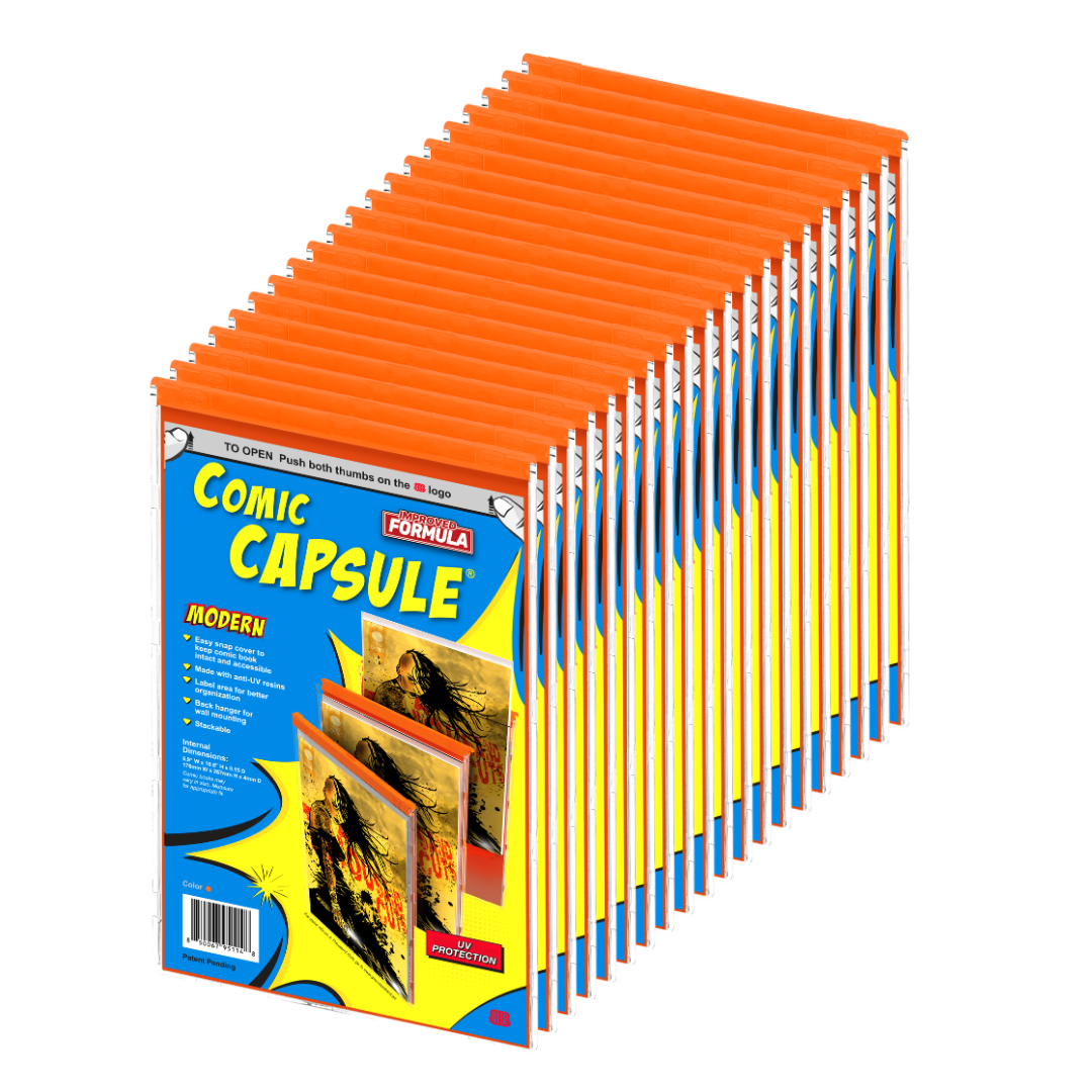 Orange Modern Size ComicCapsule