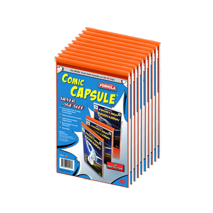 Orange SILVER Age Size ComicCapsule