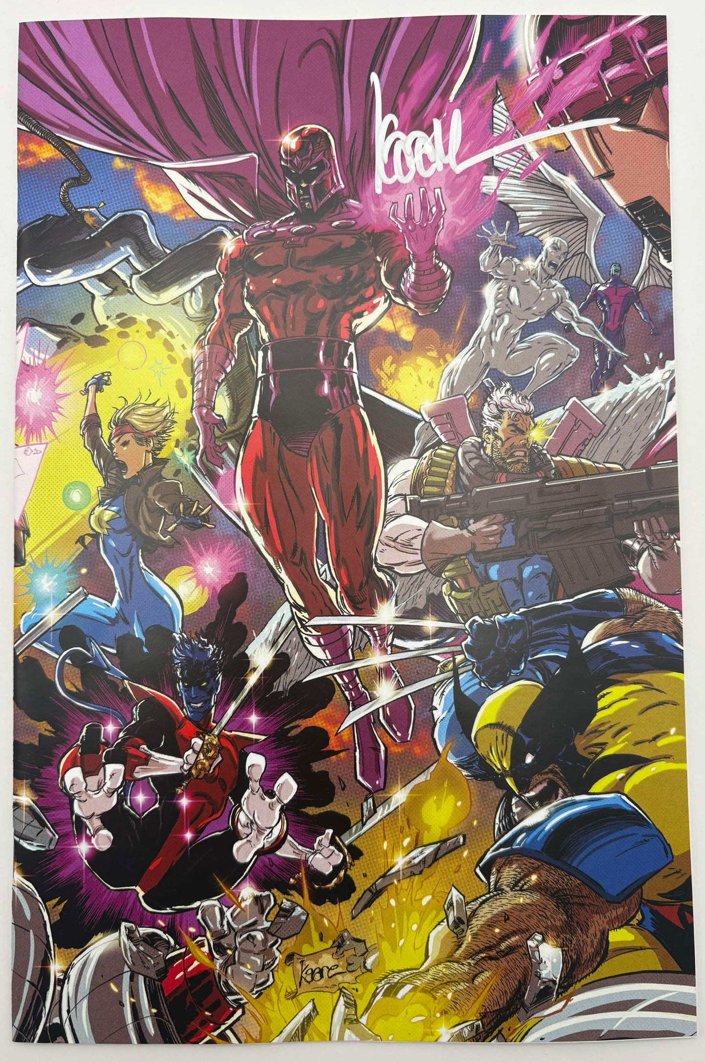 [Signed by Kaare Andrews] WOLVERINE REVENGE #3 RED BAND UNKNOWN COMICS KAARE ANDREWS VIRGIN CONNECTING COVER EXCLUSIVE VAR [POLYBAGGED] EXPLICIT CONTENT  [IN STOCK]