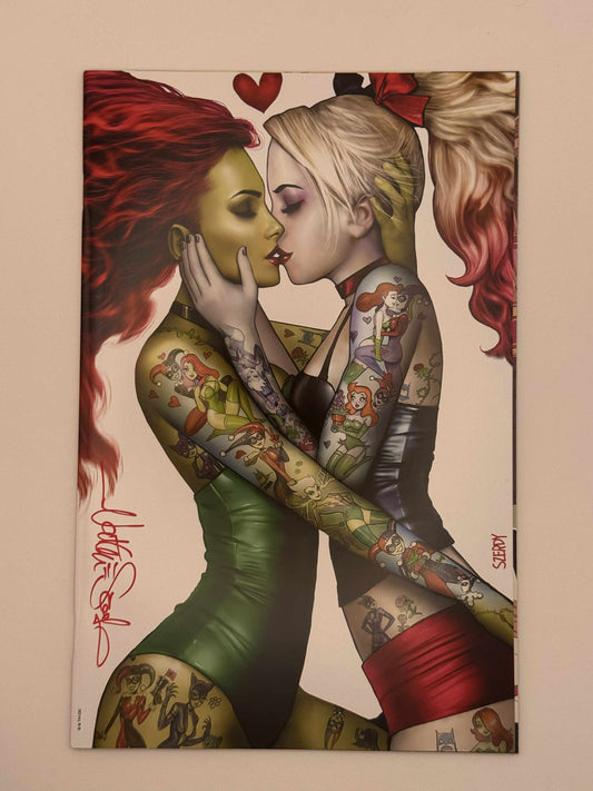 [Signed by Nathan Szerdy] HARLEY QUINN #31 NATHAN SZERDY (616) EXCLUSIVE IVY TATTOO VIRGIN VAR [IN STOCK]
