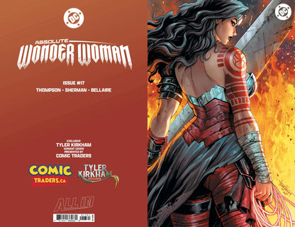 ABSOLUTE WONDER WOMAN #17 TYLER KIRKHAM Megacon 2026 EXCLUSIVE VIRGIN VAR