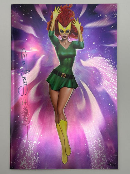 [Signed by Nathan Szerdy] [FOIL] PHOENIX #1 UNKNOWN COMICS NATHAN SZERDY MARVEL GIRL VIRGIN EXCLUSIVE SDCC 2024 VAR [IN STOCK]