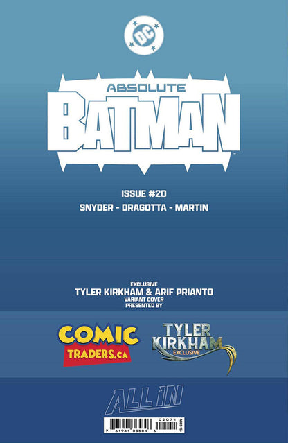 [FOIL] ABSOLUTE BATMAN #20 TYLER KIRKHAM EXCLUSIVE VIRGIN VAR