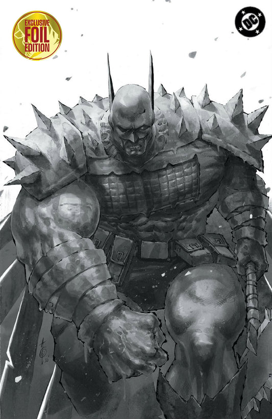 [FOIL] ABSOLUTE BATMAN #23 ALAN QUAH WRAPAROUND EXCLUSIVE B&W VIRGIN 8/12/26