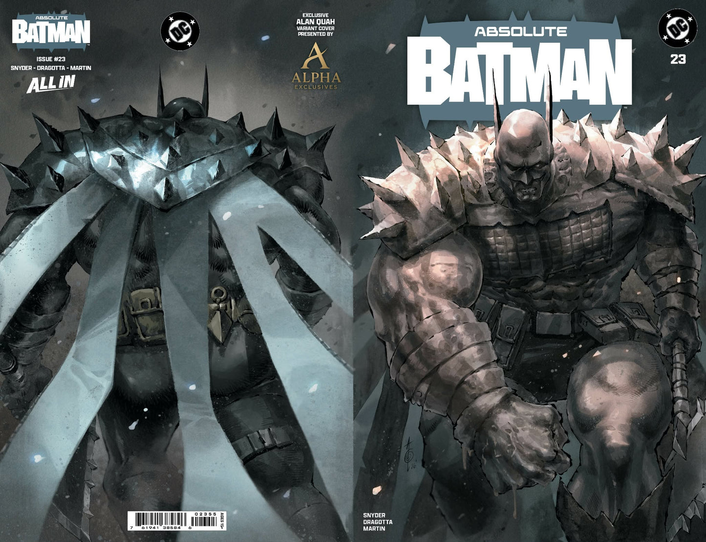 ABSOLUTE BATMAN #23 ALAN QUAH WRAPAROUND EXCLUSIVE VAR 8/12/26
