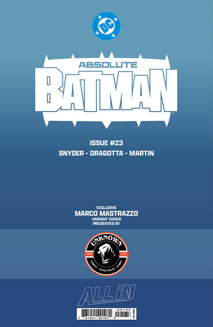 [FOIL] ABSOLUTE BATMAN #23 MARCO MASTRAZZO EXCLUSIVE VIRGIN VAR
