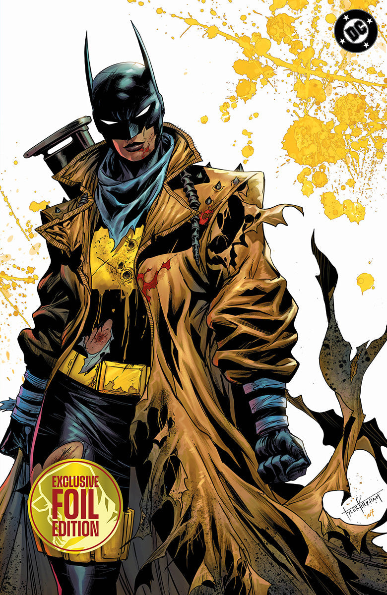 [FOIL] ABSOLUTE BATMAN #24 TYLER KIRKHAM BATTLE DAMAGED THE BAT EXCLUSIVE VIRGIN PRESALE 9/23/26