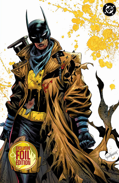 [FOIL] ABSOLUTE BATMAN #24 TYLER KIRKHAM BATTLE DAMAGED THE BAT EXCLUSIVE VIRGIN PRESALE 9/23/26