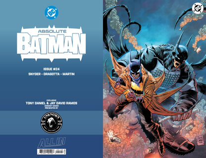 ABSOLUTE BATMAN #24 TONY DANIEL EXCLUSIVE VIRGIN VAR PRESALE 9/23/26