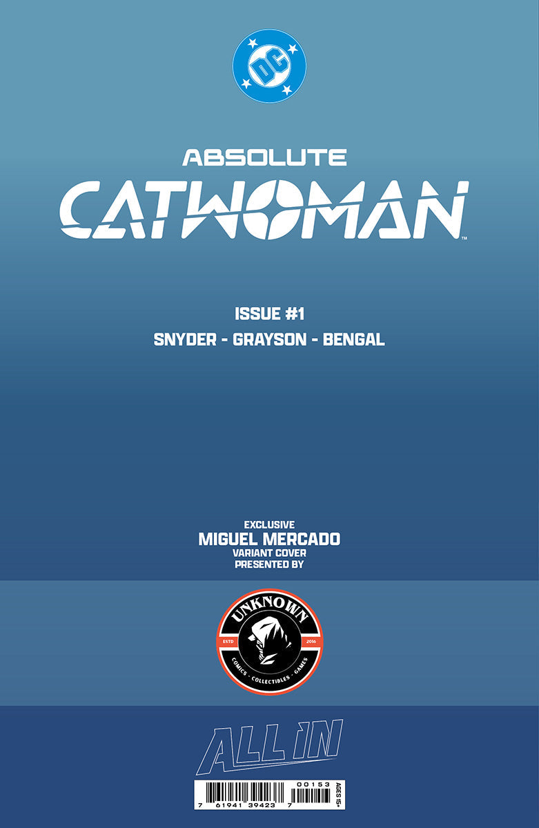 [FOIL] ABSOLUTE CATWOMAN #1 (OF 6) MIGUEL MERCADO EXCLUSIVE VIRGIN VAR