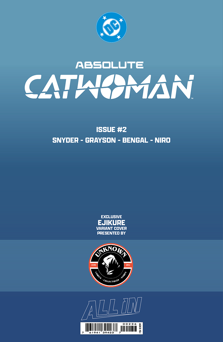 ABSOLUTE CATWOMAN #2 EJIKURE EXCLUSIVE VIRGIN VAR