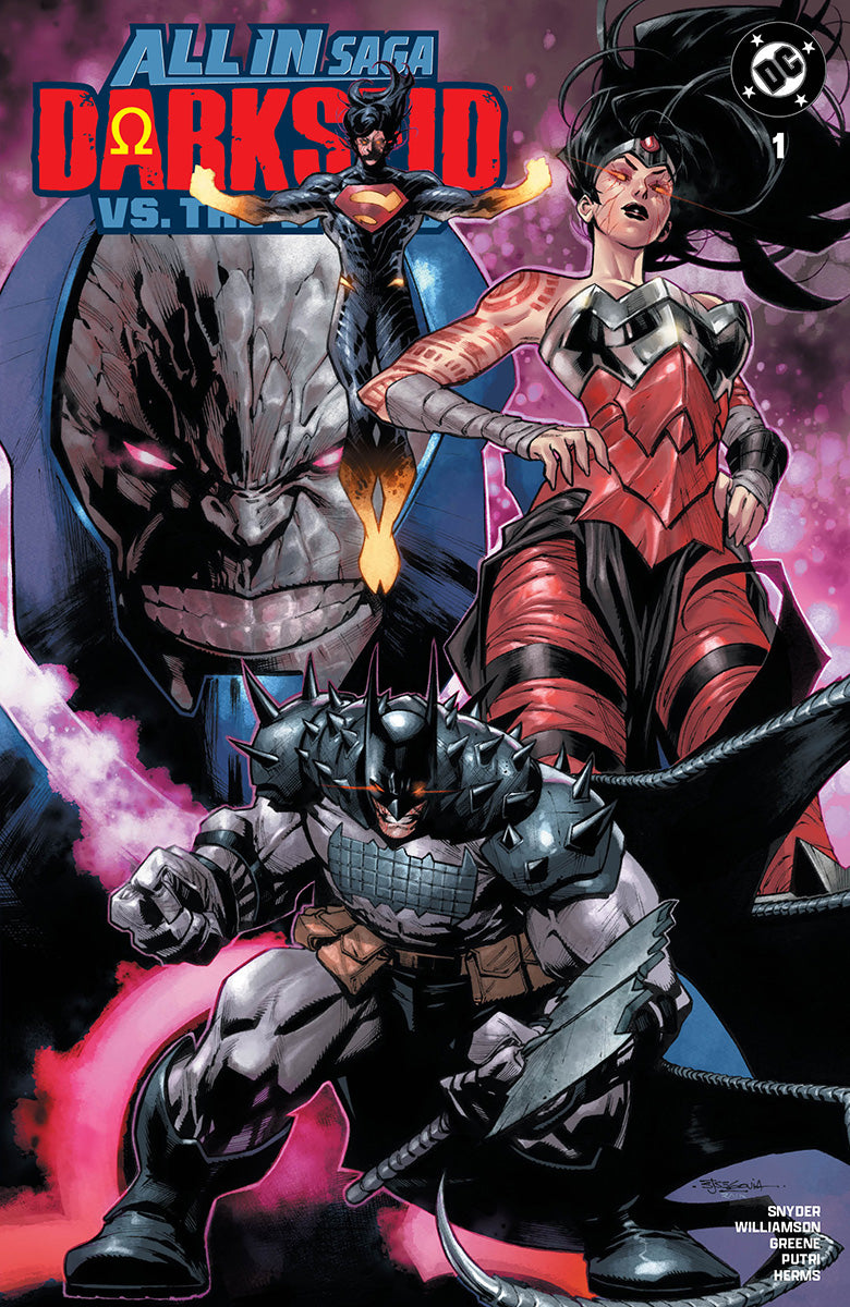 DC ALL IN SAGA: DARKSEID VS THE WORLD #1 STEPHEN SEGOVIA EXCLUSIVE PRESALE 10/28/26