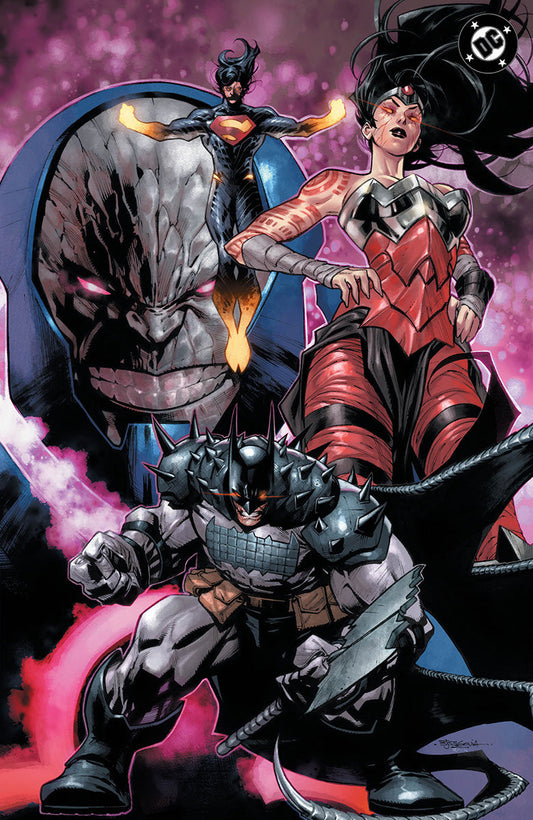 DC ALL IN SAGA: DARKSEID VS THE WORLD #1 STEPHEN SEGOVIA EXCLUSIVE VIRGIN PRESALE 10/28/26