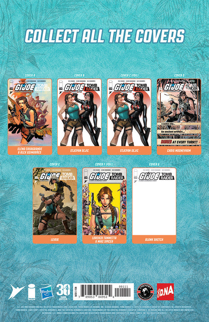 GI JOE A REAL AMERICAN HERO TOMB RAIDER #1 DAVID NAKAYAMA EXCLUSIVE PRESALE 9/12/26