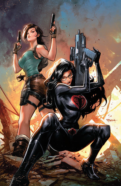 GI JOE A REAL AMERICAN HERO TOMB RAIDER #1 STEPHEN SEGOVIA EXCLUSIVE VIRGIN PRESALE 9/12/26