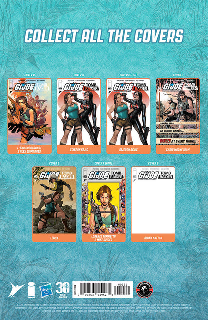 GI JOE A REAL AMERICAN HERO TOMB RAIDER #1 STEPHEN SEGOVIA EXCLUSIVE VIRGIN PRESALE 9/12/26